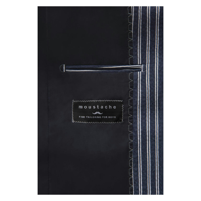 Navy Double Striped Blazer