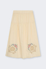 Narcise Woman Skirt Ecru