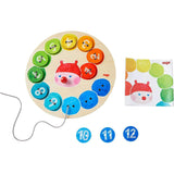 Rainbow Caterpillaring Threading Game
