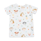 Baby Farm Faces - Short Sleeve Loungewear Set