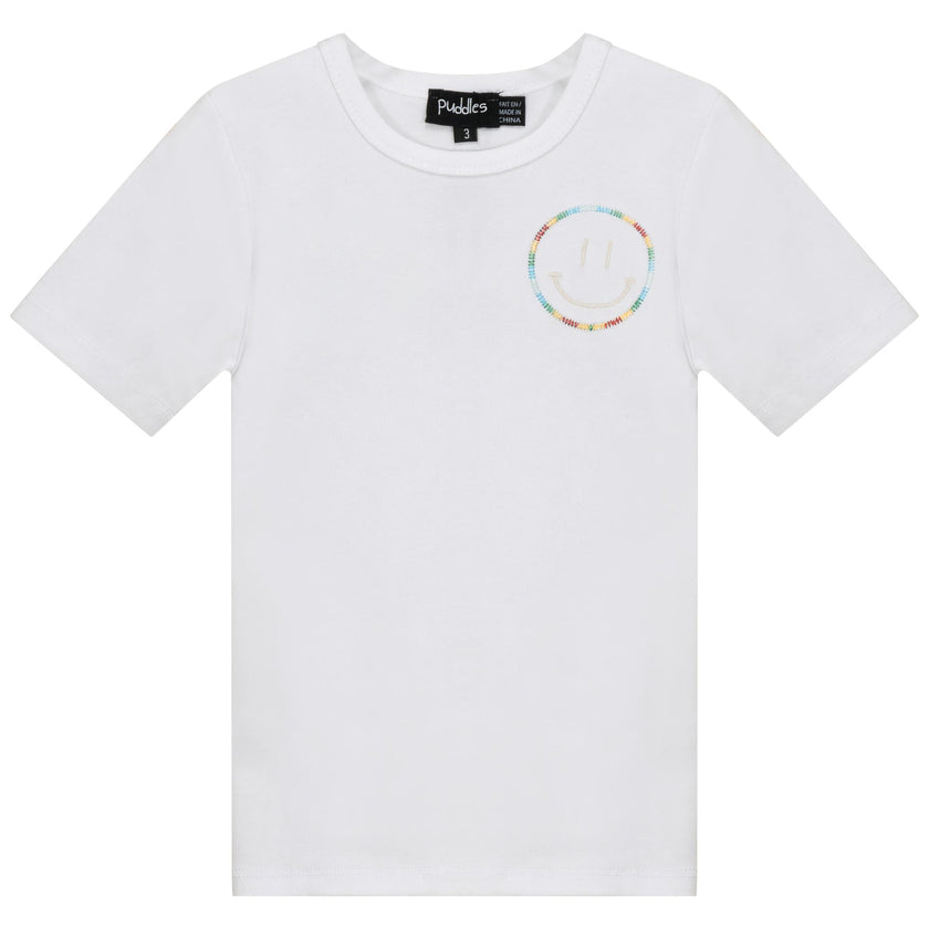 Smiley Embroidered T-Shirt