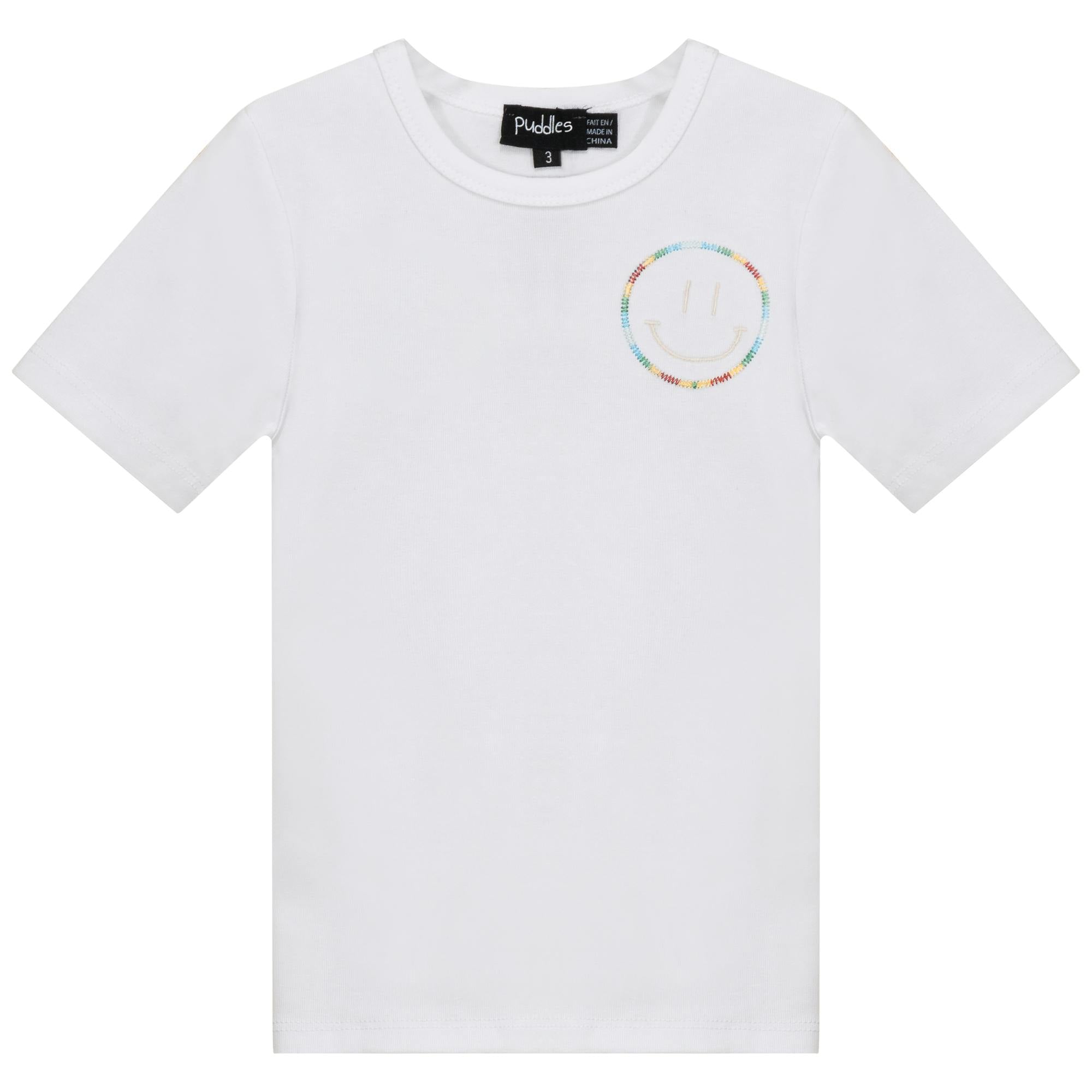 Smiley Embroidered T-Shirt