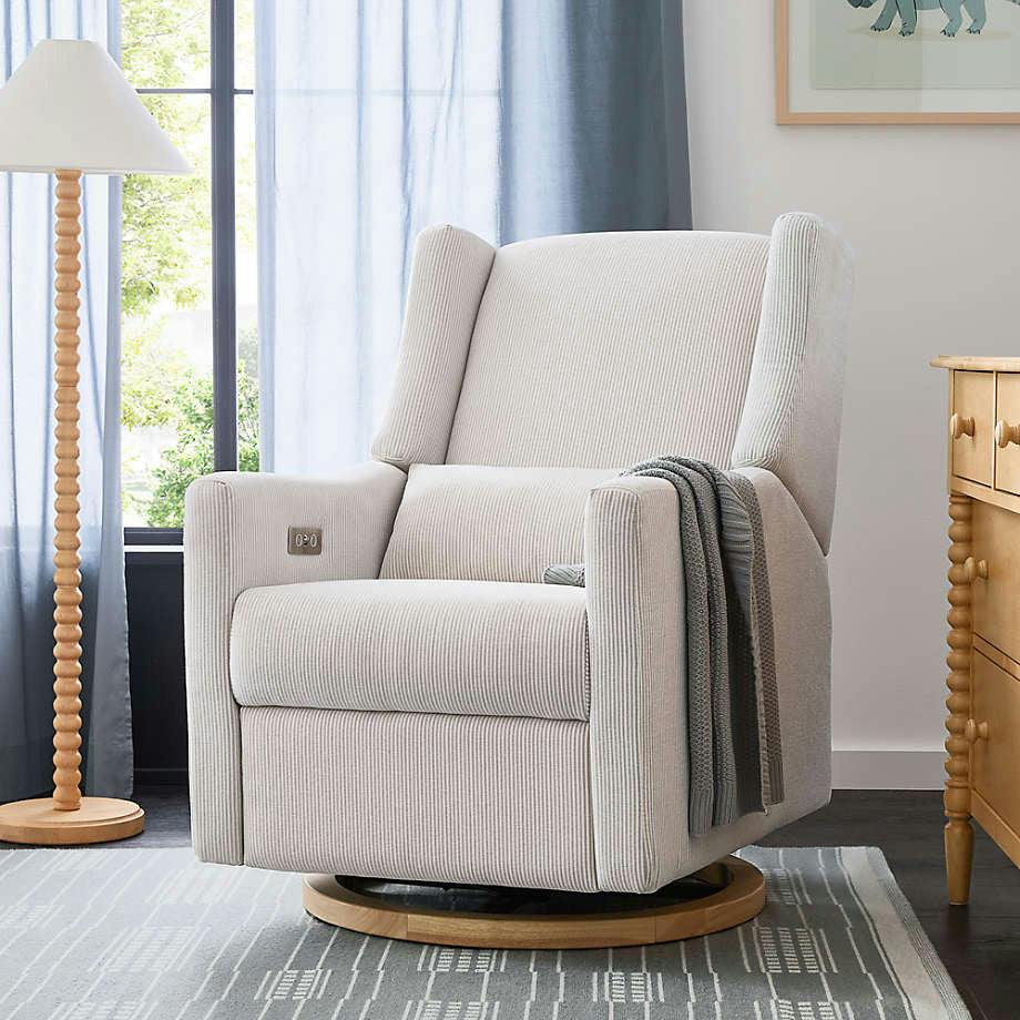 Babyletto Kiwi Electronic Recliner and Swivel Glider with USB port