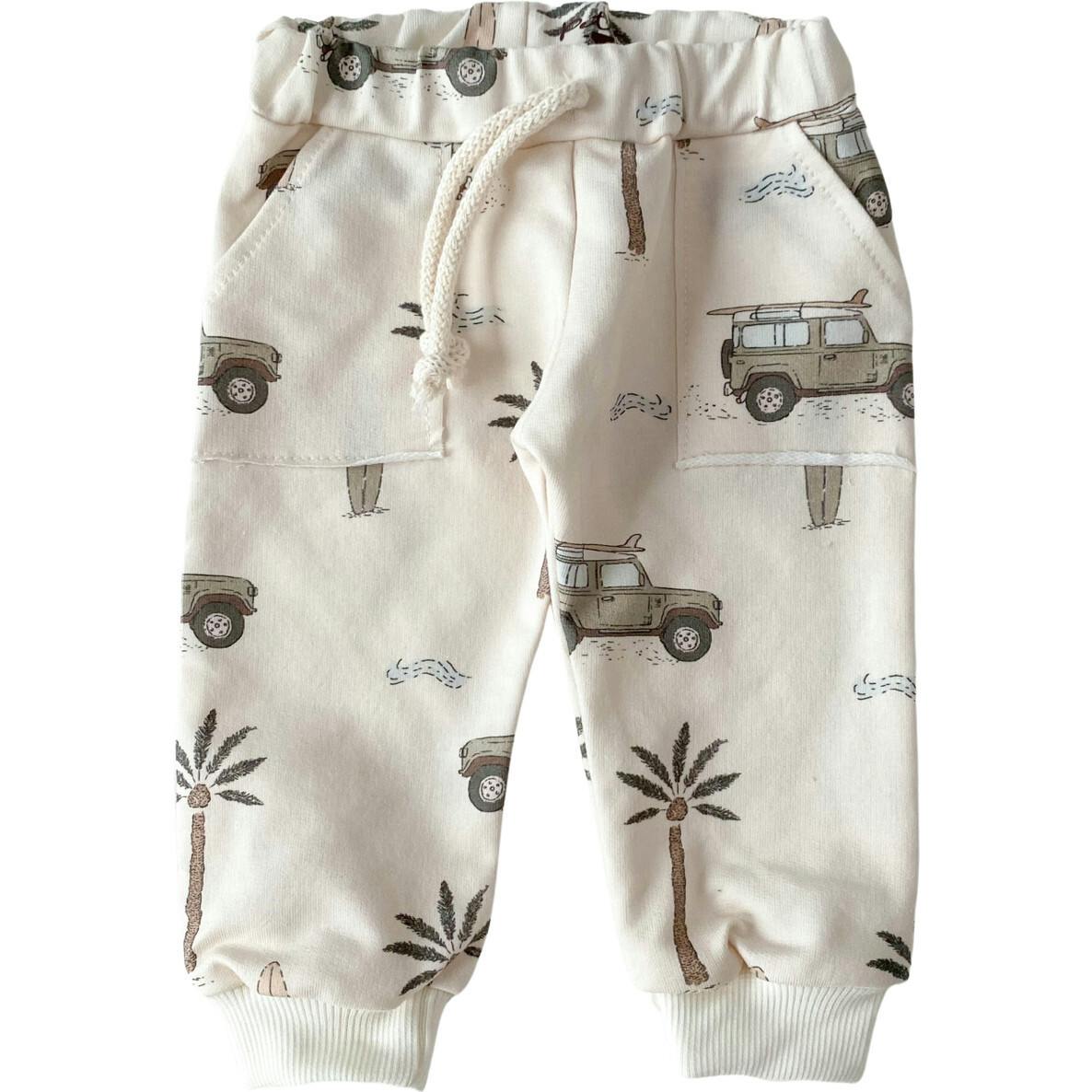 Baby Sweatpants / Cars & Palm Trees