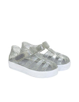 Elite Glitz Jelly Shoes in Silver