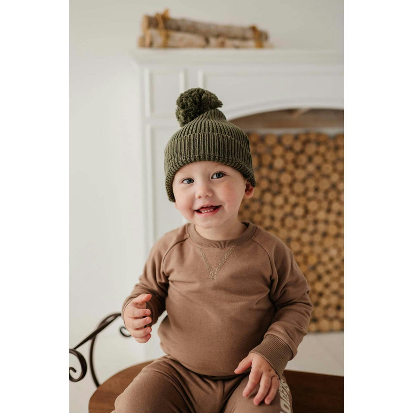 Baby & Kid's Knit Pom Hat