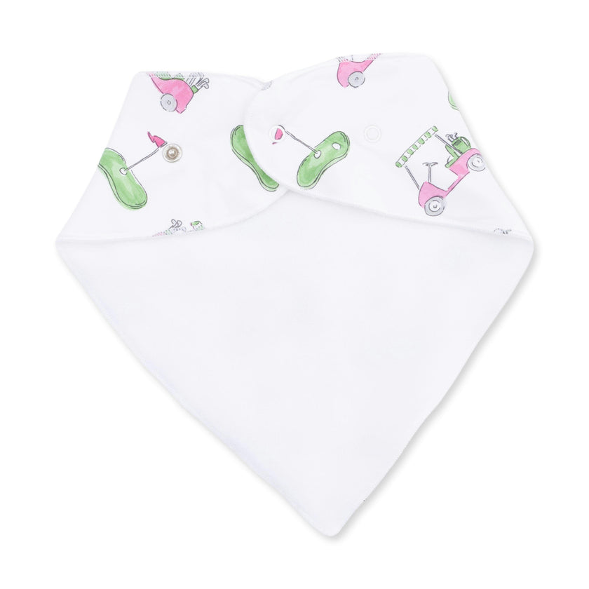 Golf Carts Pink - Bandana Bib