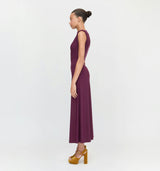 The Sloane Dress - Aubergine
