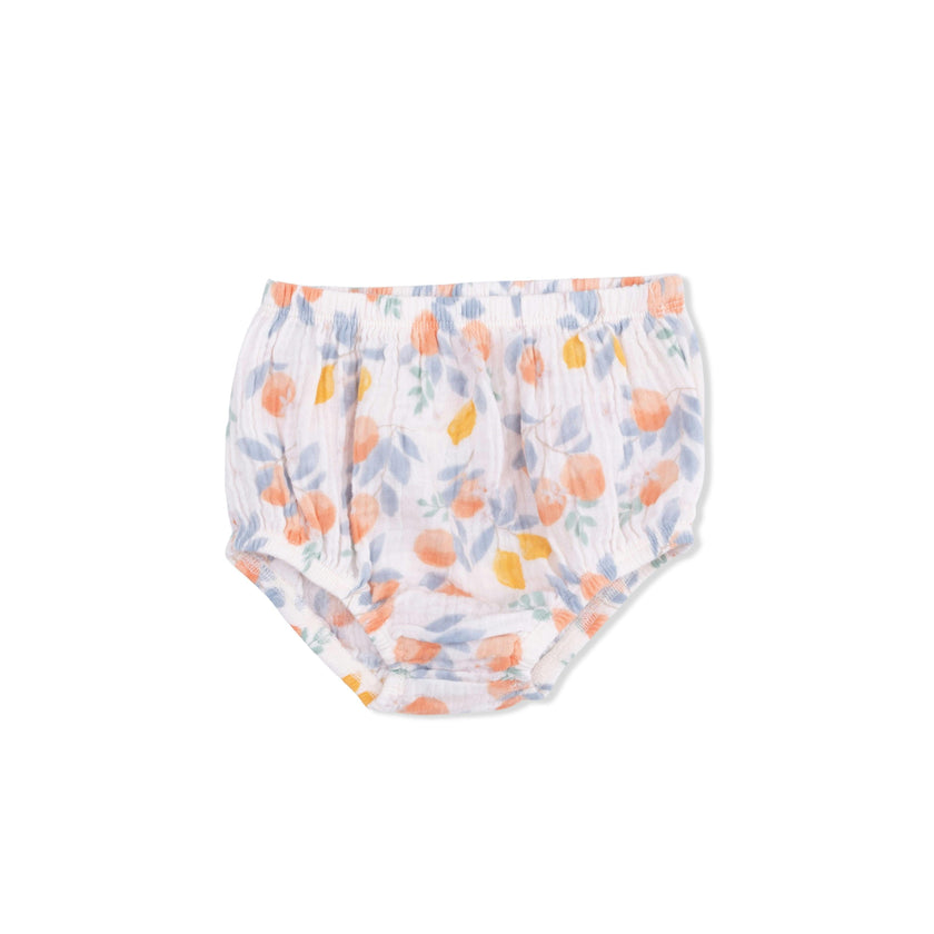 Citrus Floral - Smocked Sundress with Bloomer