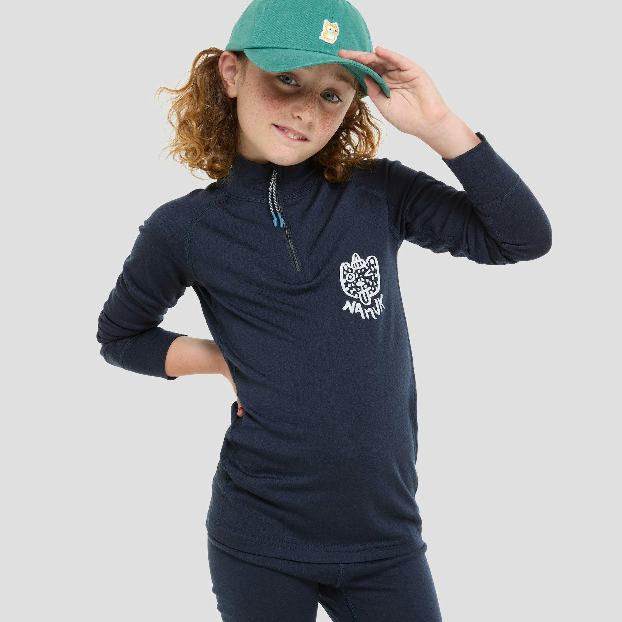 Honu Merino half-zip longsleeve 