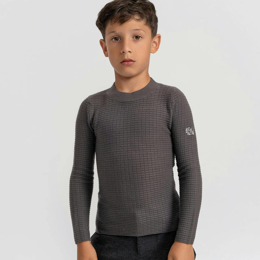 Mock Neck Knit Top