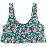 Ruffle Tankini Swim Top, Blue
