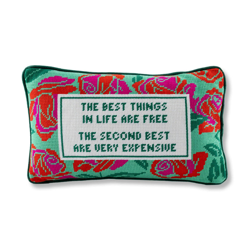Expensive Needlepoint Pillow