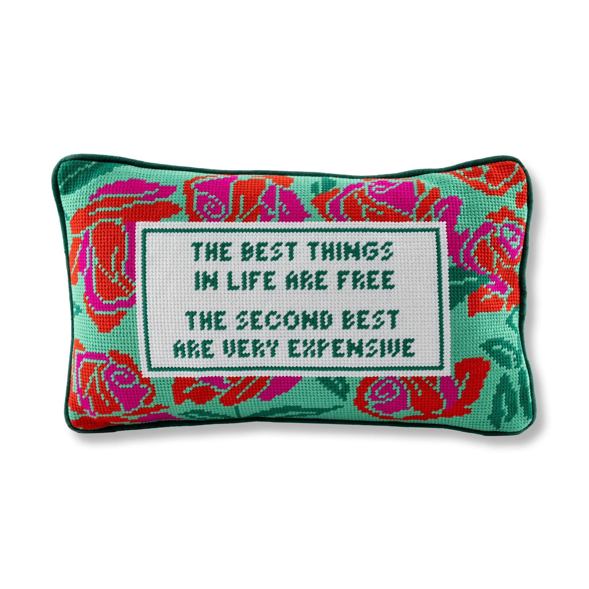 Expensive Needlepoint Pillow
