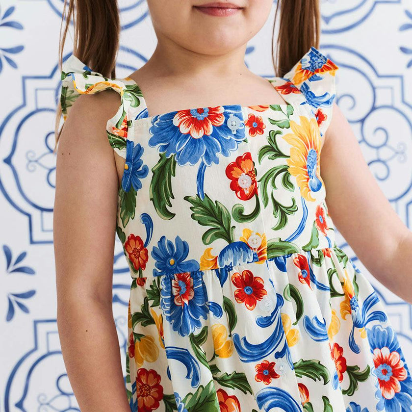 Fiore Italiani Bamboo Challis Button-Down Dress