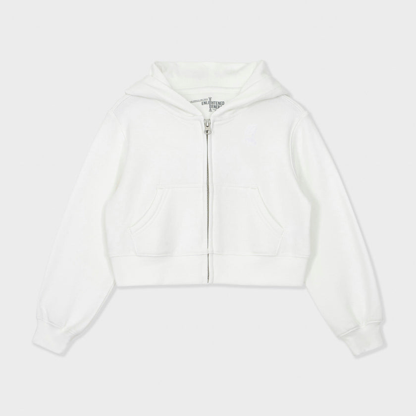 Moai Gift Box with Hidden Graphic Kids Cropped Zip-Up Hoodie, Book, and Activities