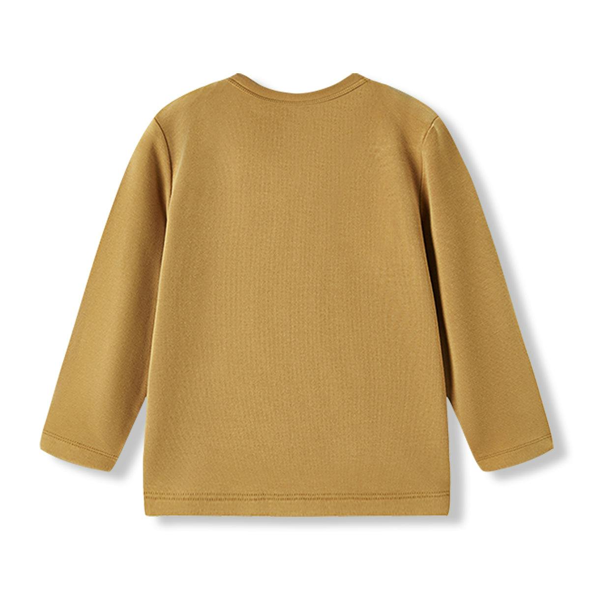 Peanut Brushed Long Sleeve T-Shirt