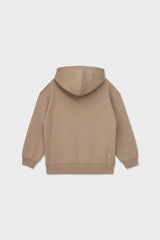 Relaxed Organic Cotton Hoodie With Print