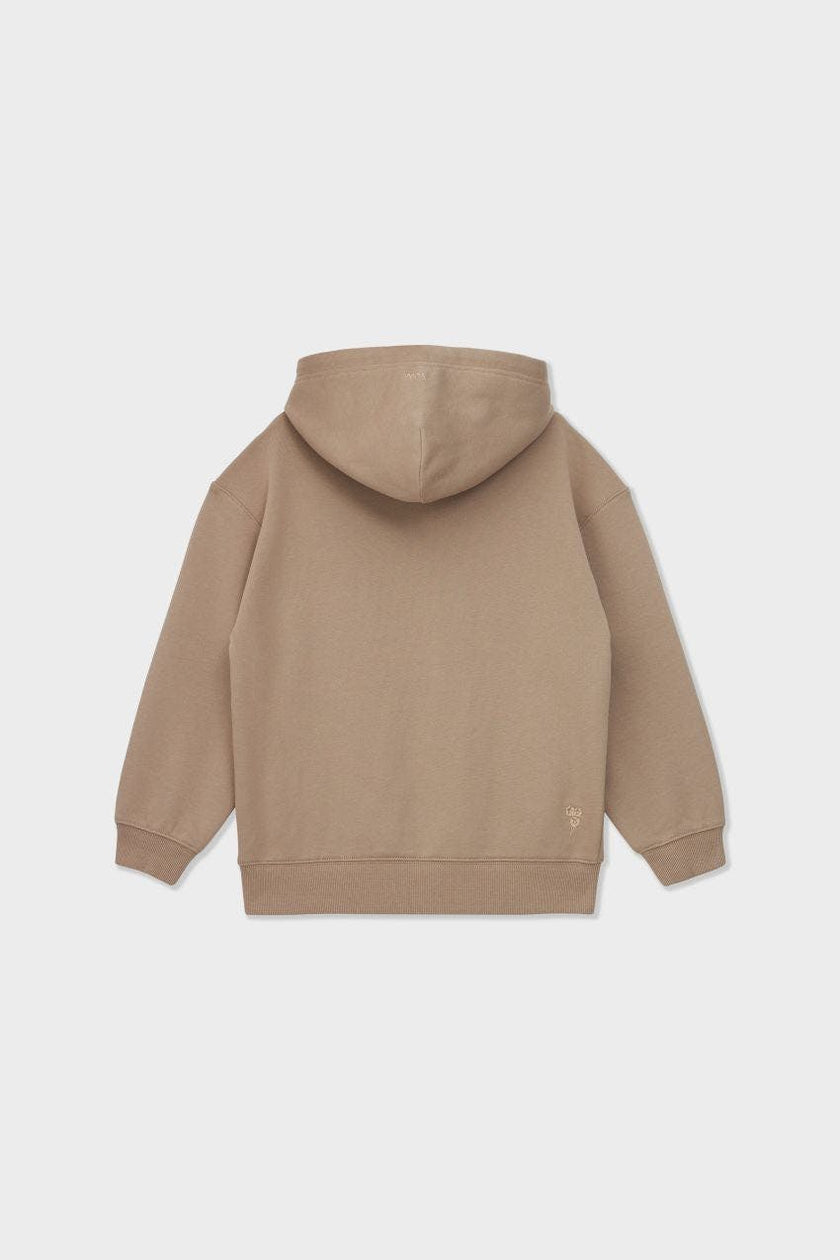 Relaxed Organic Cotton Hoodie With Print