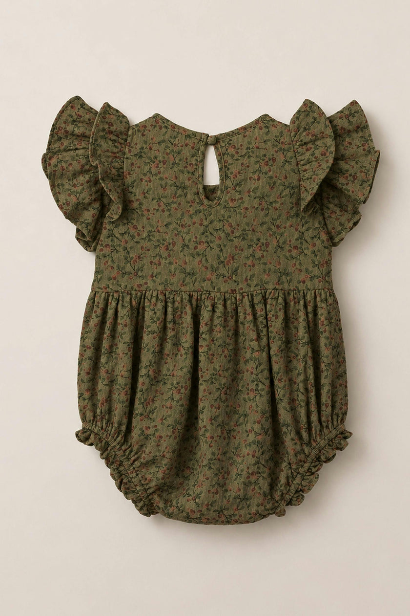 Baby Hattie Romper in Woodland Floral
