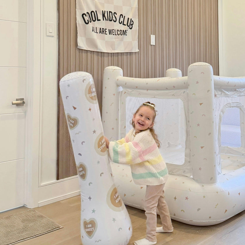 Magic Puncher - Inflatable Punching Bag for Kids with Positive Affirmations