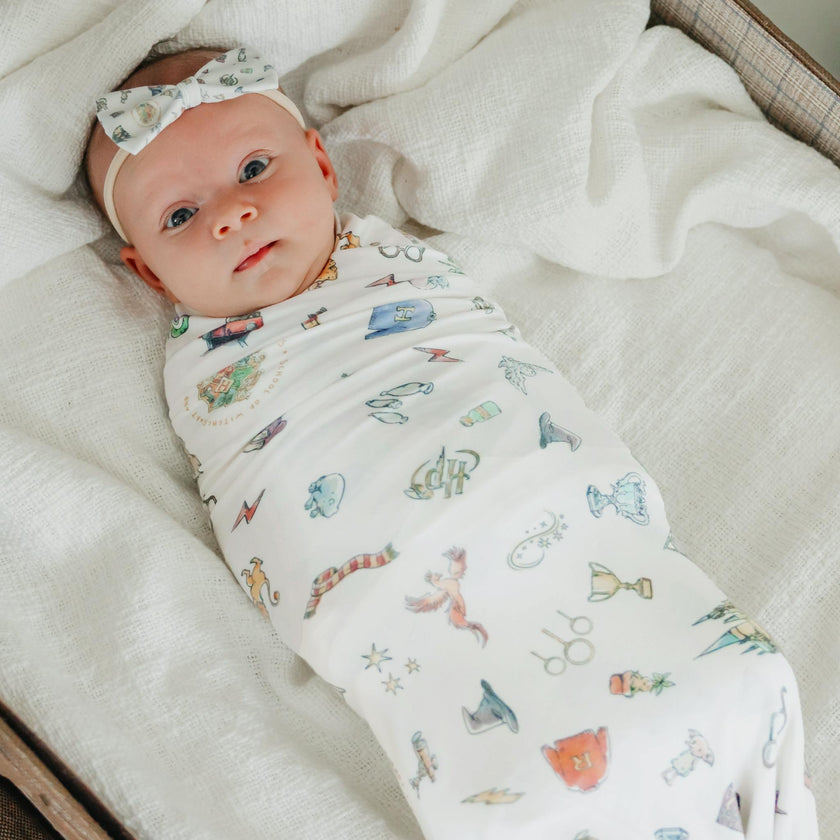 Knit Swaddle Blanket - Wizarding World