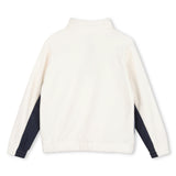 Ivory High-Neck Sweatshirt