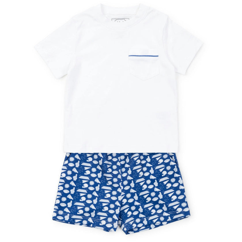 Walker Boys' Short Set - Pep Rally Blue