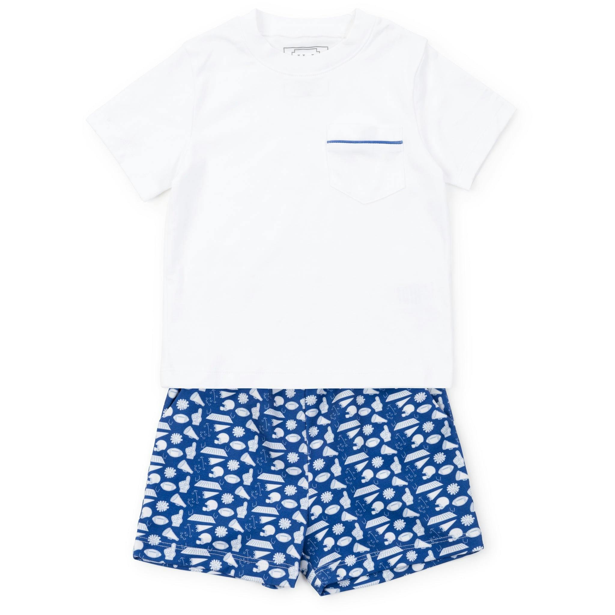 Walker Boys' Short Set - Pep Rally Blue