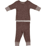 Brushed Sweater Knit 2-Piece Lounge Set