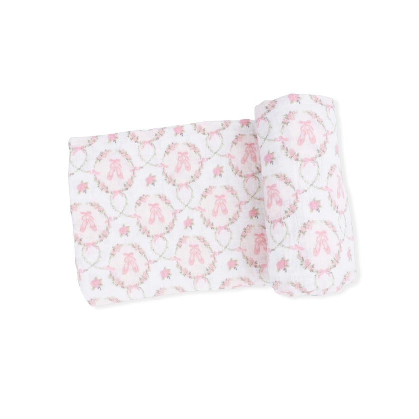 Cameo Ballet Shoes - Swaddle Blanket