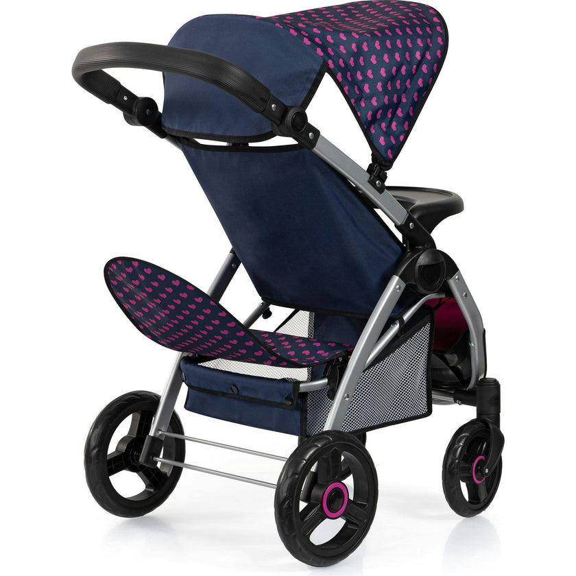 Bayer Design Dolls: Twin Star Stroller - Blue