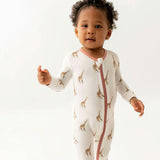 Giraffe Zippered Footie