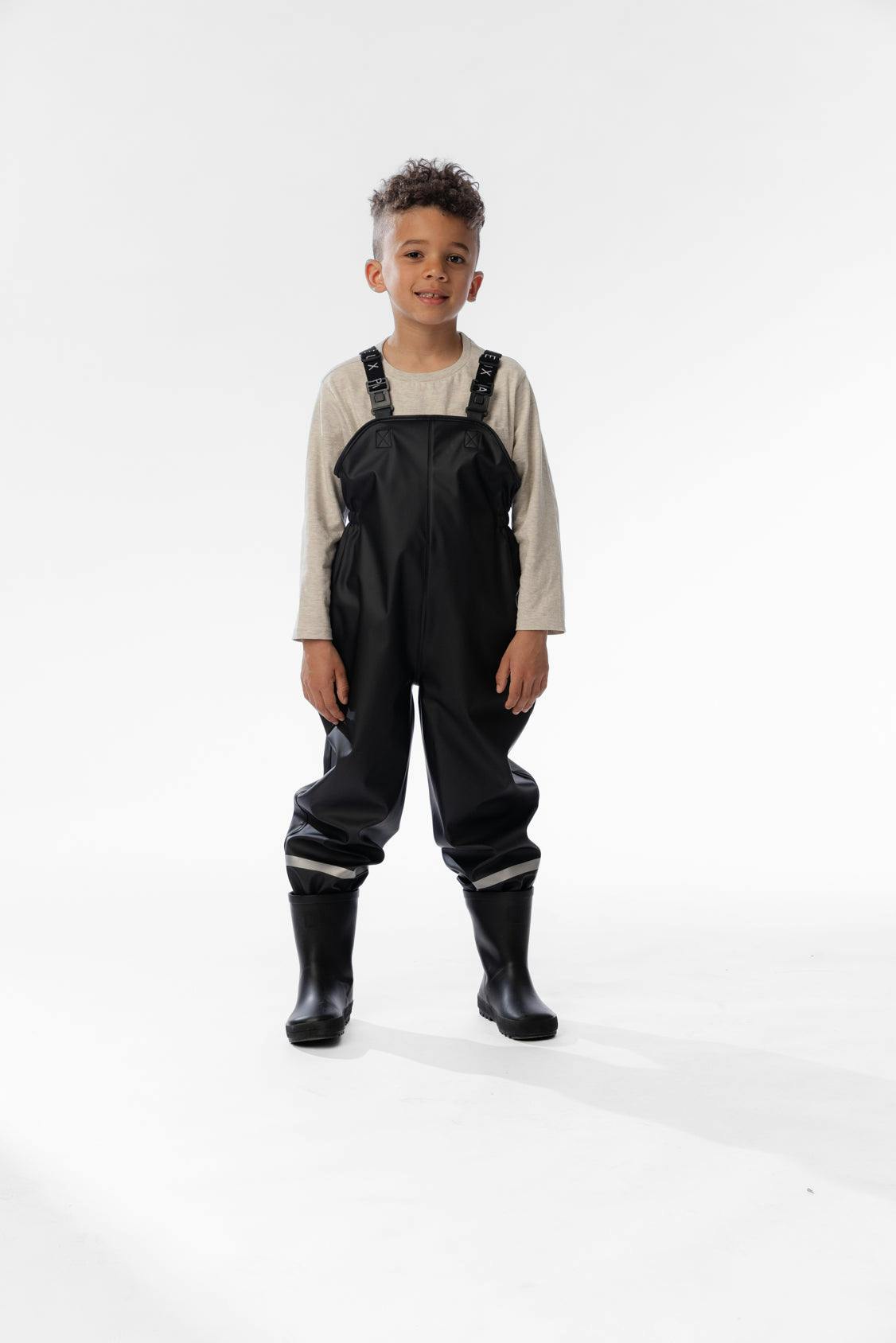 Rain Overalls Black