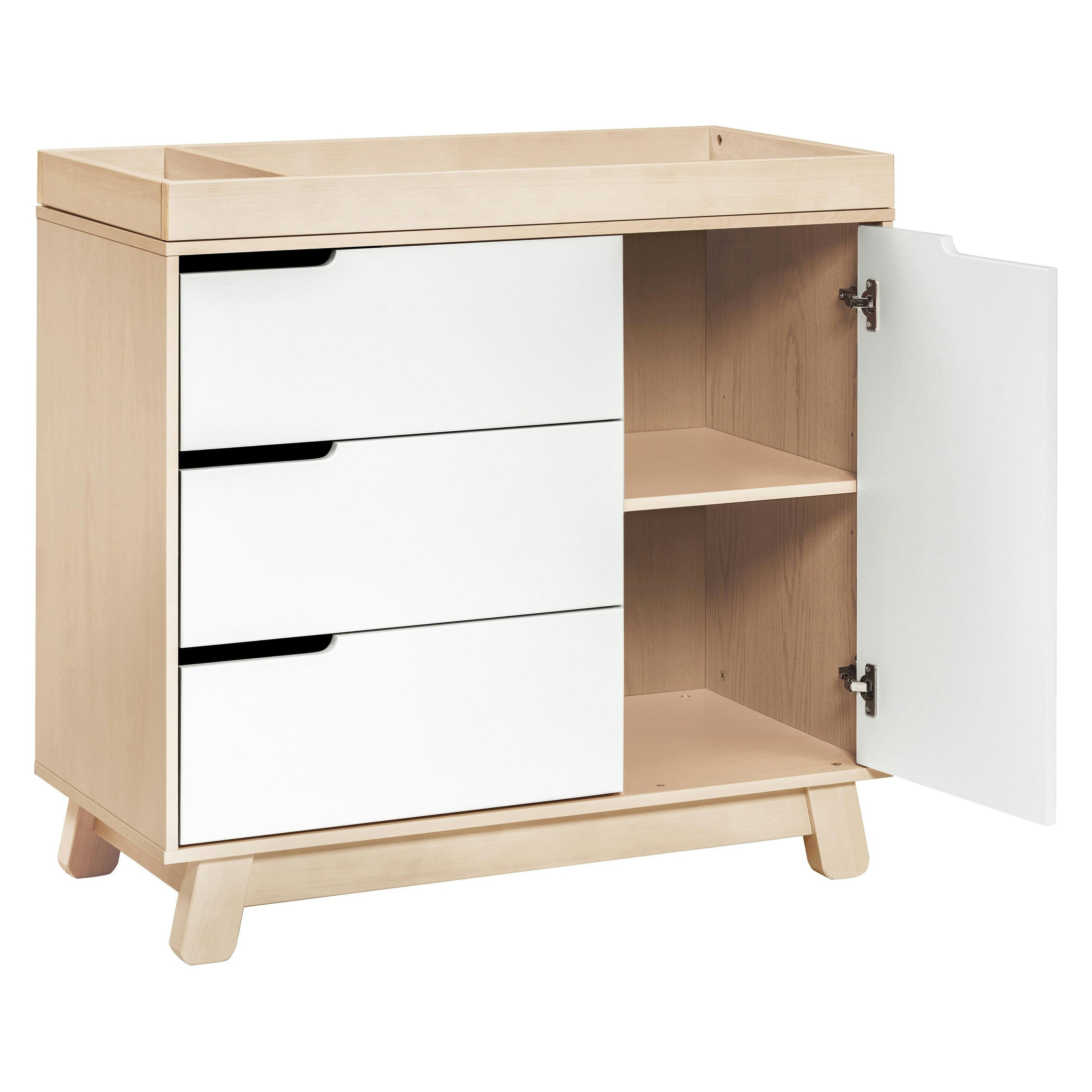 Babyletto Hudson 3-Drawer Compact Changer Dresser with Removable Changing Tray (40