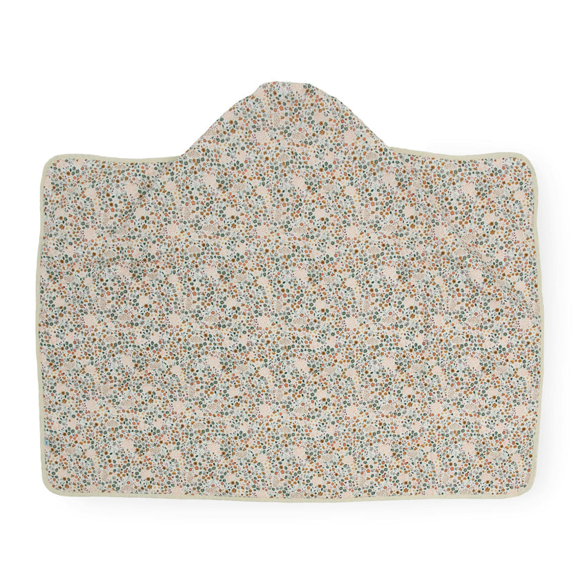 Toddler Hooded Towel - Pressed Petals