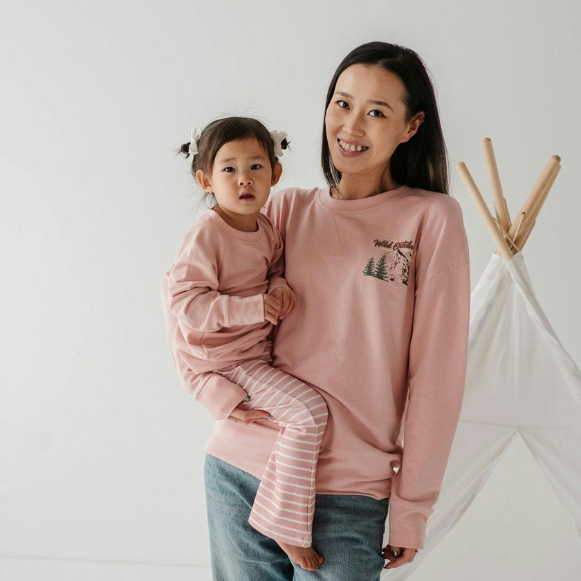 Women's Pullover Mama in Burlwood