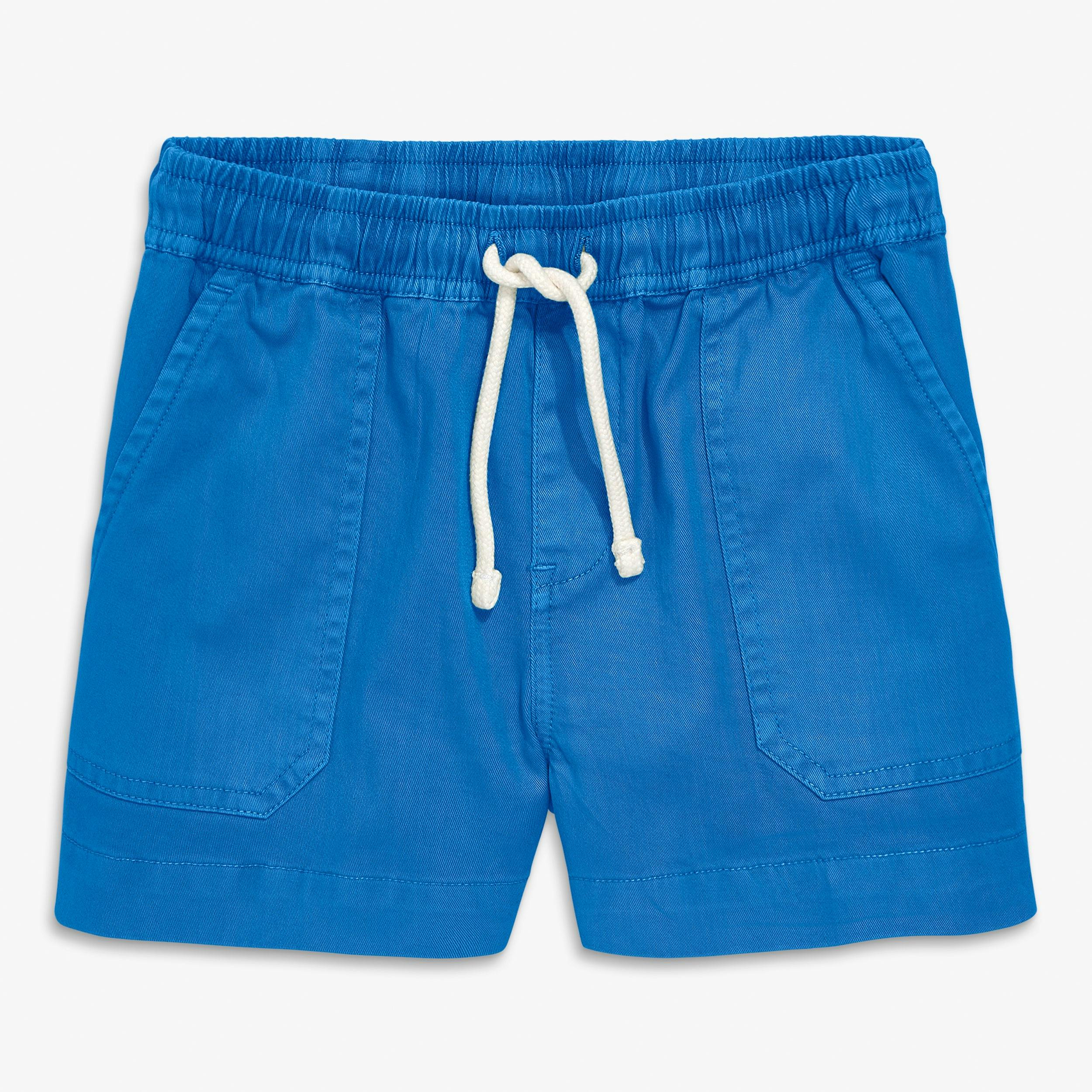 Kids garment dyed stretch chino midi short