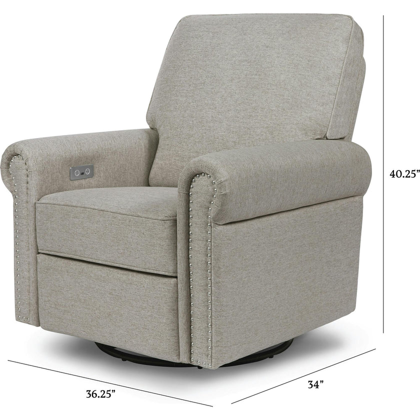 Linden Electronic Recliner And Swivel Glider