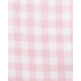 Women's Twill Pajama Short Set in Pink Gingham
