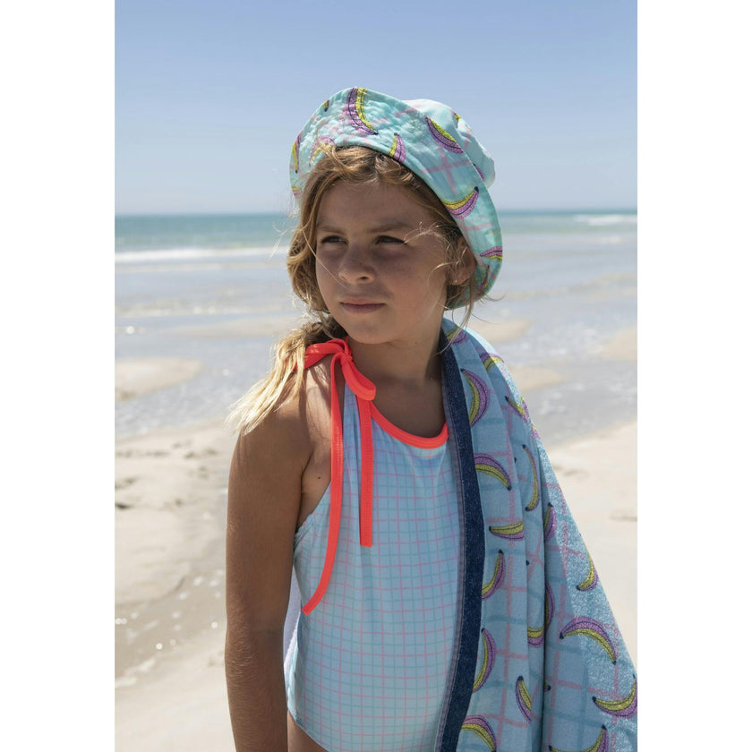 Gingham splash swimsuit