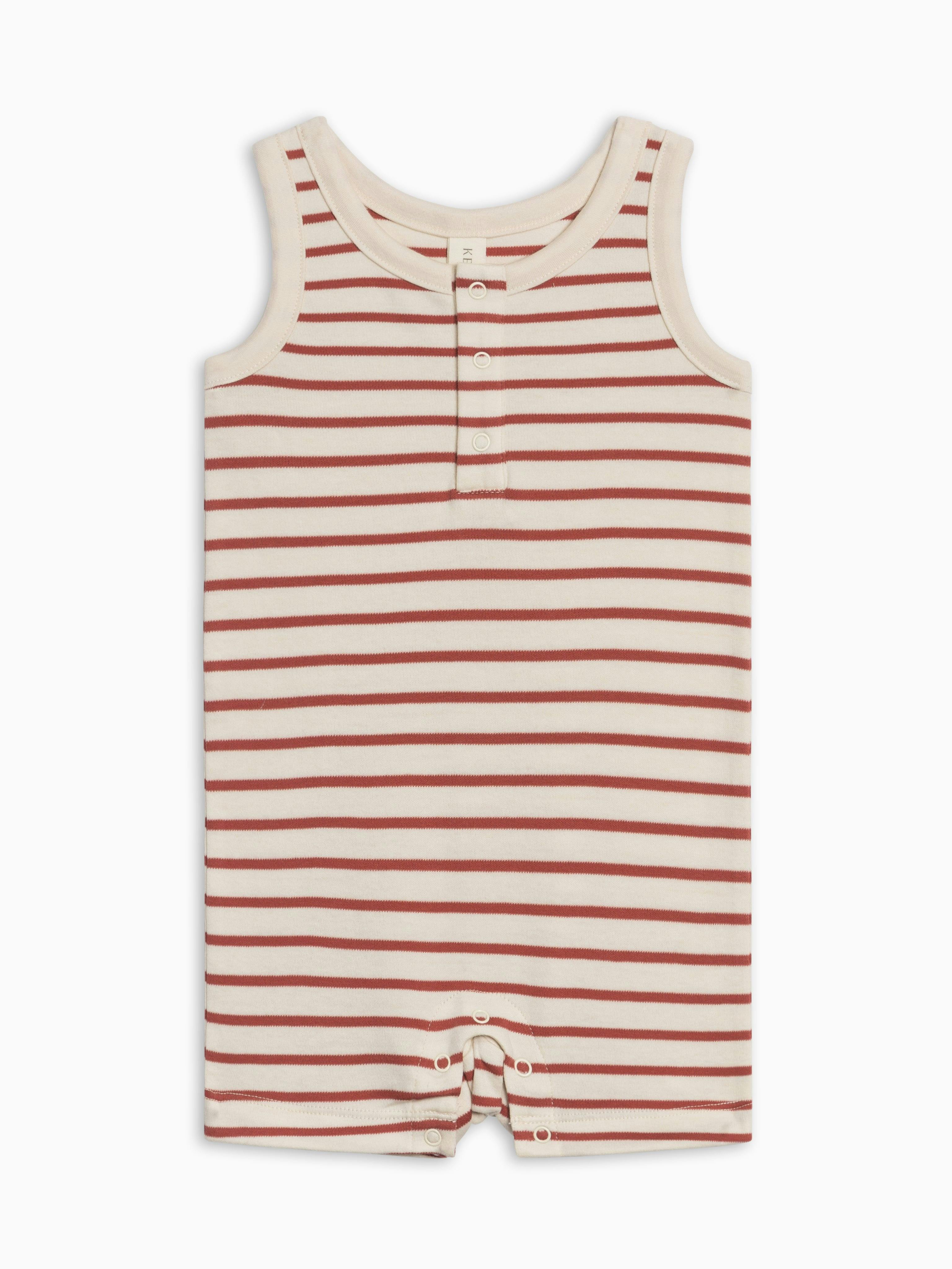 Nile Romper - Ron Stripe / Barn
