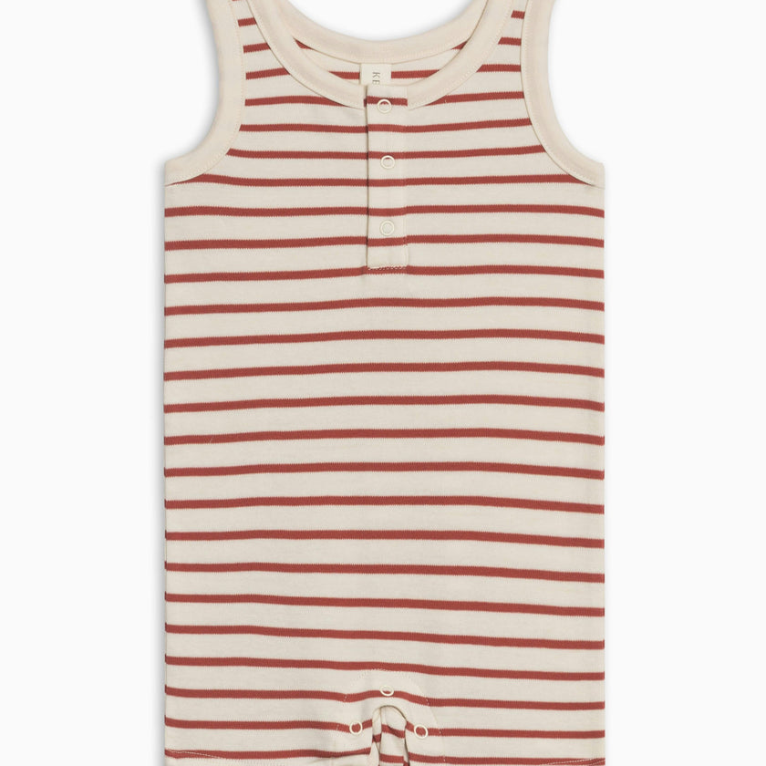 Nile Romper - Ron Stripe / Barn