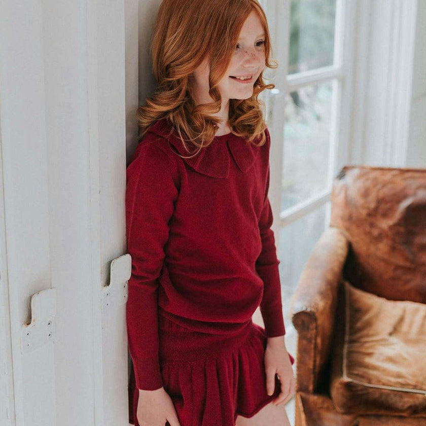 Peter Pan Collared Jumper | 100% cashmere
