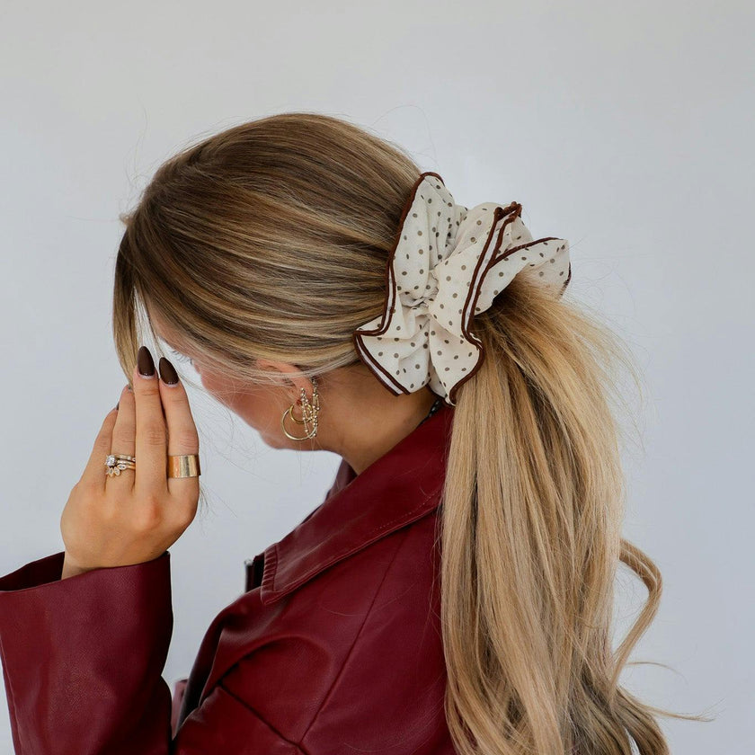 POLKA DOT CORSET SCRUNCHIE