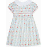 Ivory Rose Stripe Lana Girl Dress