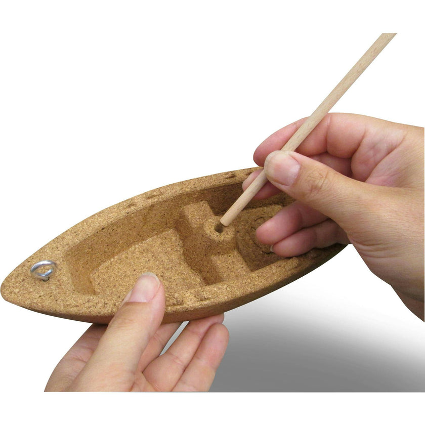 Terra Kids Cork Boat - Easy to Assemble and Upgrade with Materials Found in Nature - DIY Fun for Young and Old