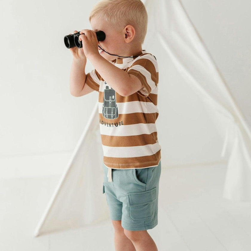 Boy's Cargo Shorts Seagrass