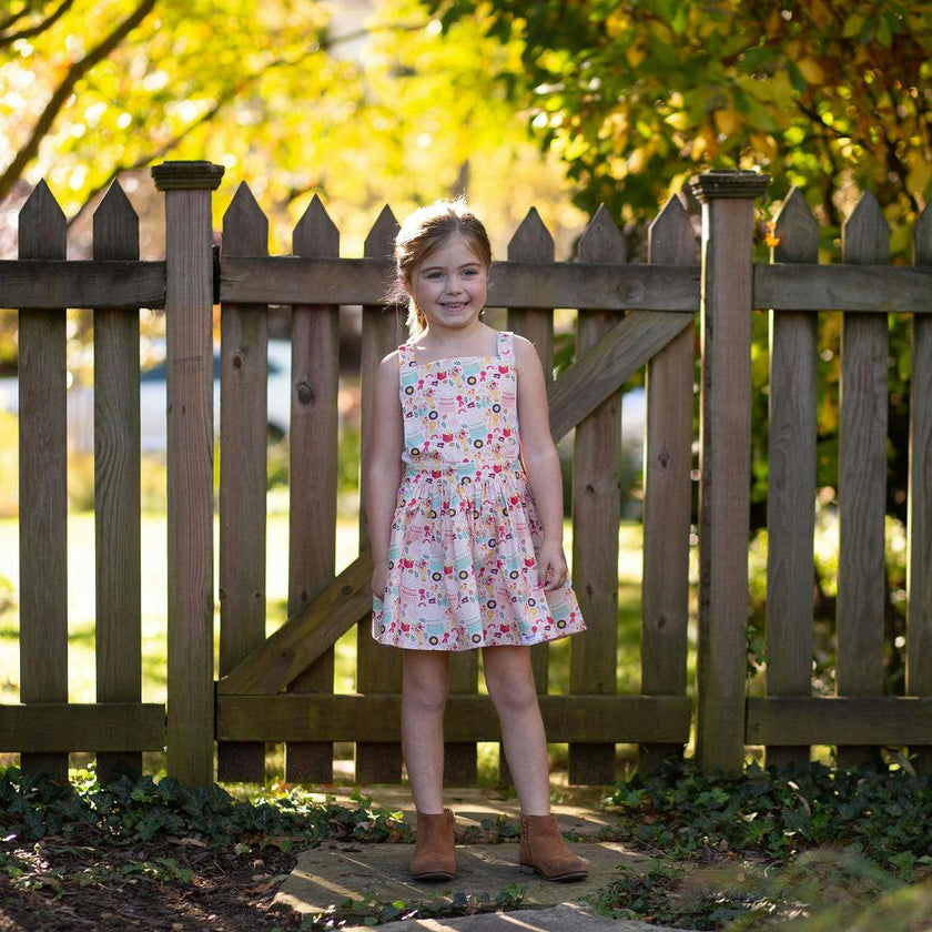 Pinafore Dress in Birthday
