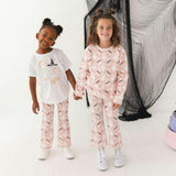 Bat And Ghost Trellis Halloween Sweatshirt